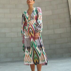 Guadalupe Design Atira Ikat Dress